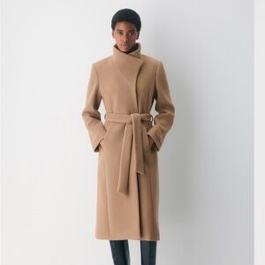 Aritzia The Connor Long Coat - Soft Wool Cashmere